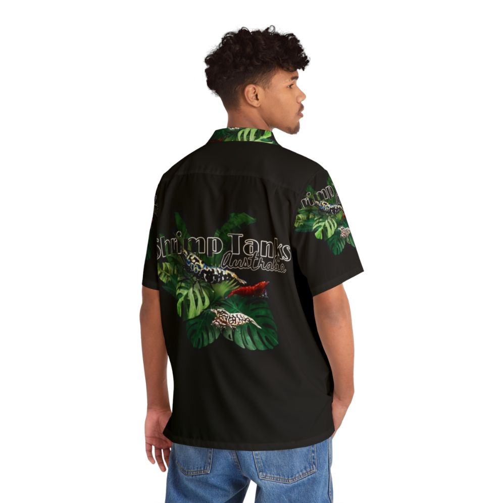 Shrimp Tanks Australia Hawaiian tropical shirt - People Back