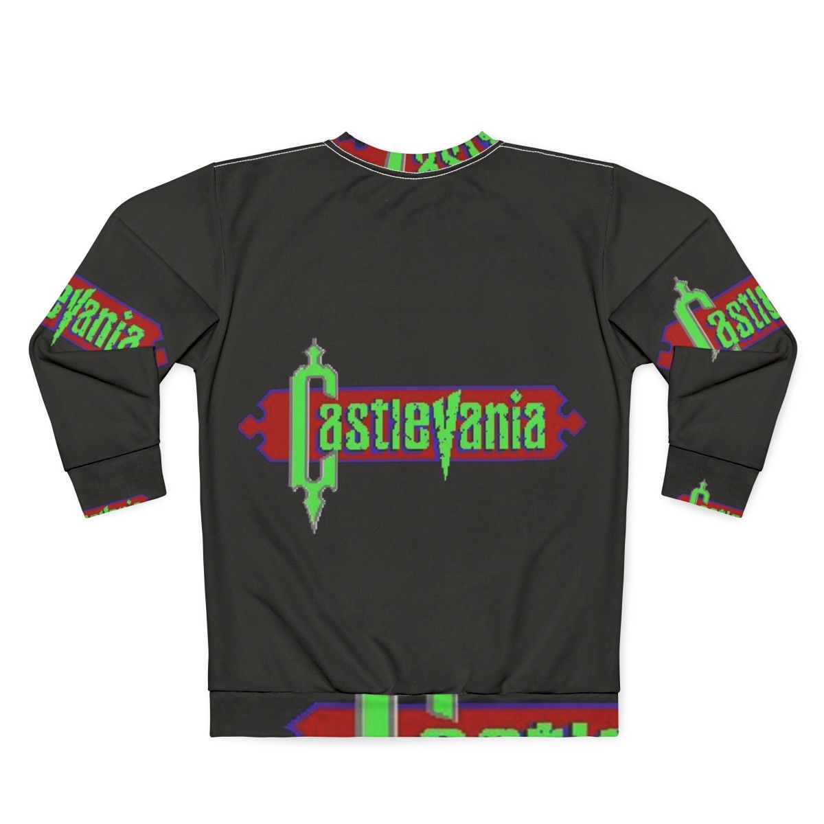 Castlevania gaming sweatshirt with iconic horror and action-adventure design - Back