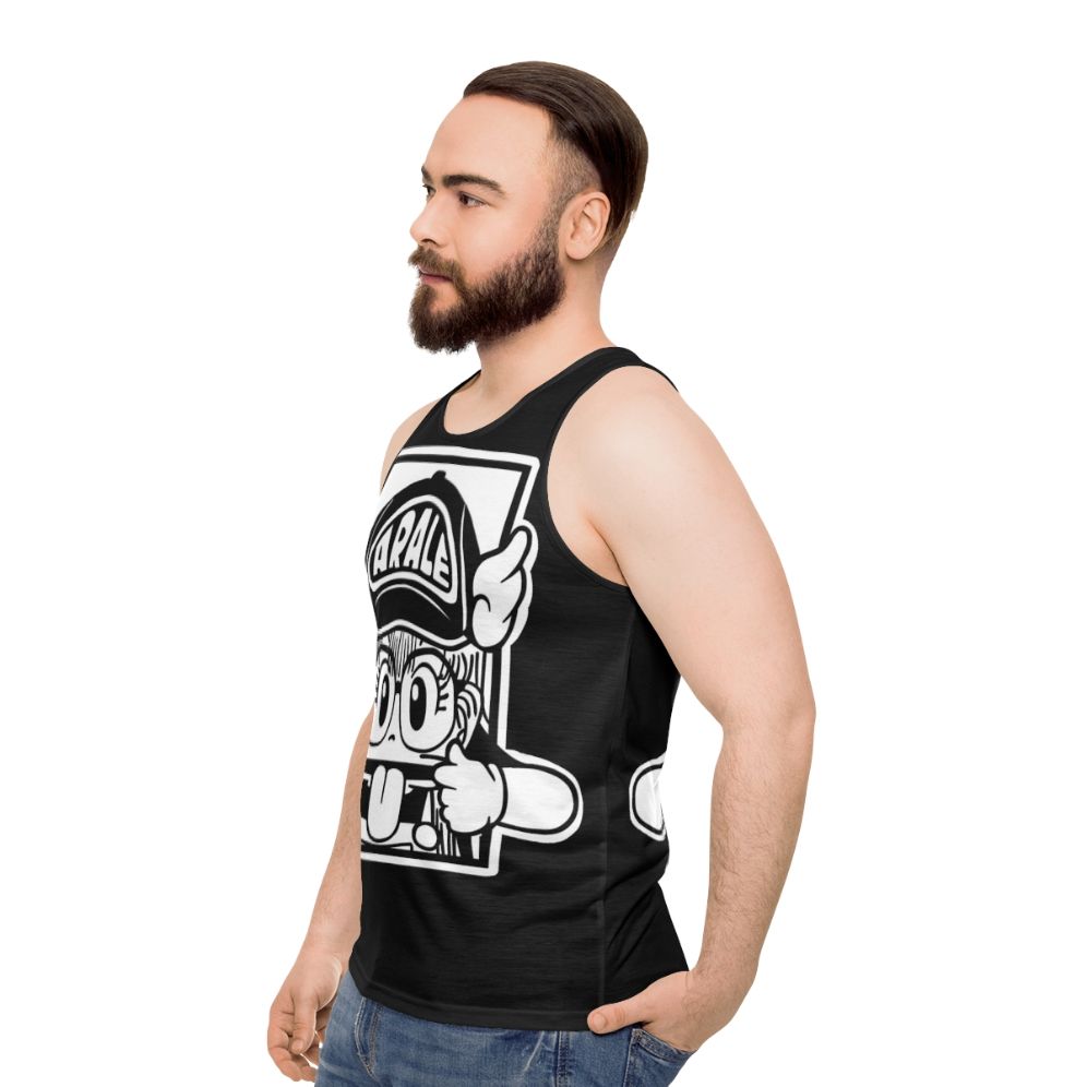 Arale anime-inspired unisex tank top - men side