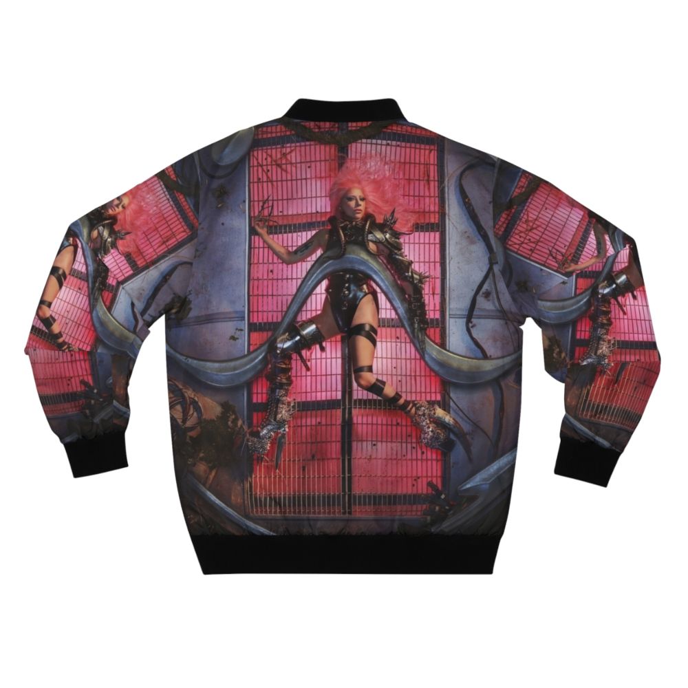 Kindness Punk Bomber Jacket with Chromatica-inspired design - Back