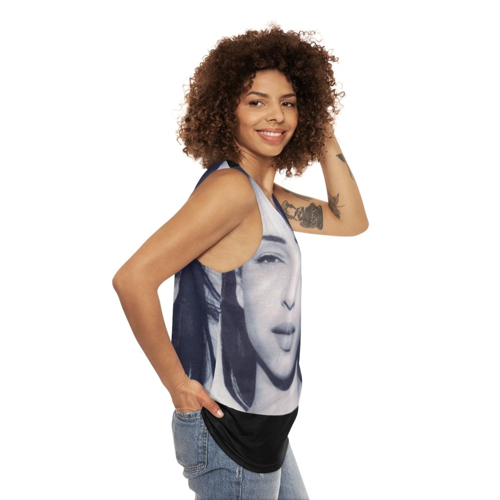 Vintage Sade Singer Unisex Tank Top - women side