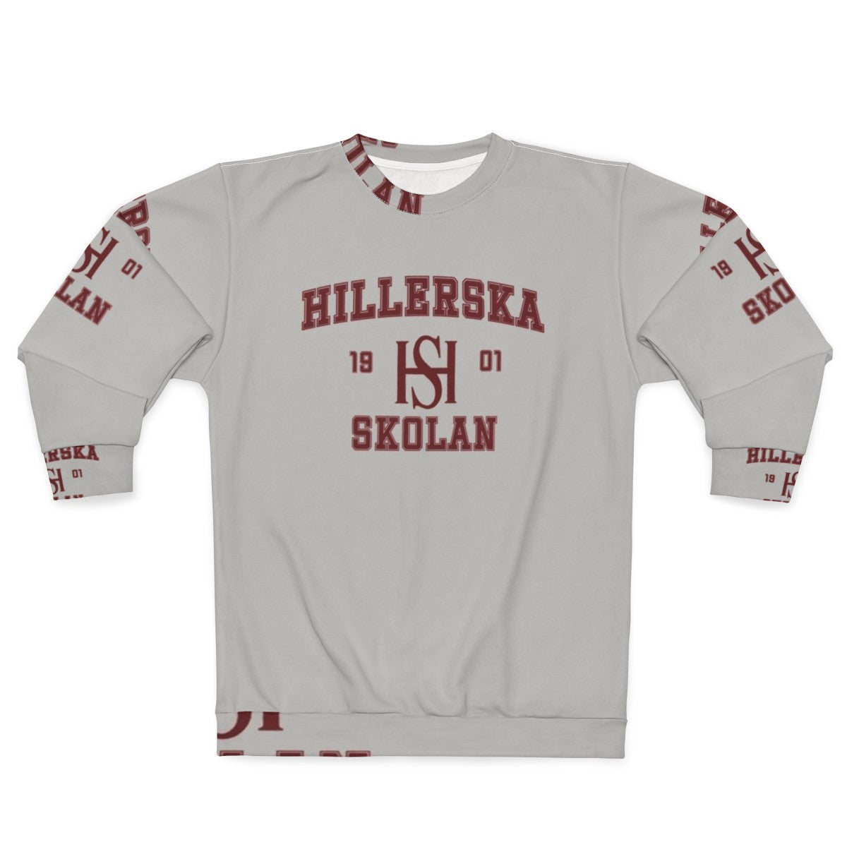 Young Royals Jersey Sweatshirt featuring the Hillerska school crest