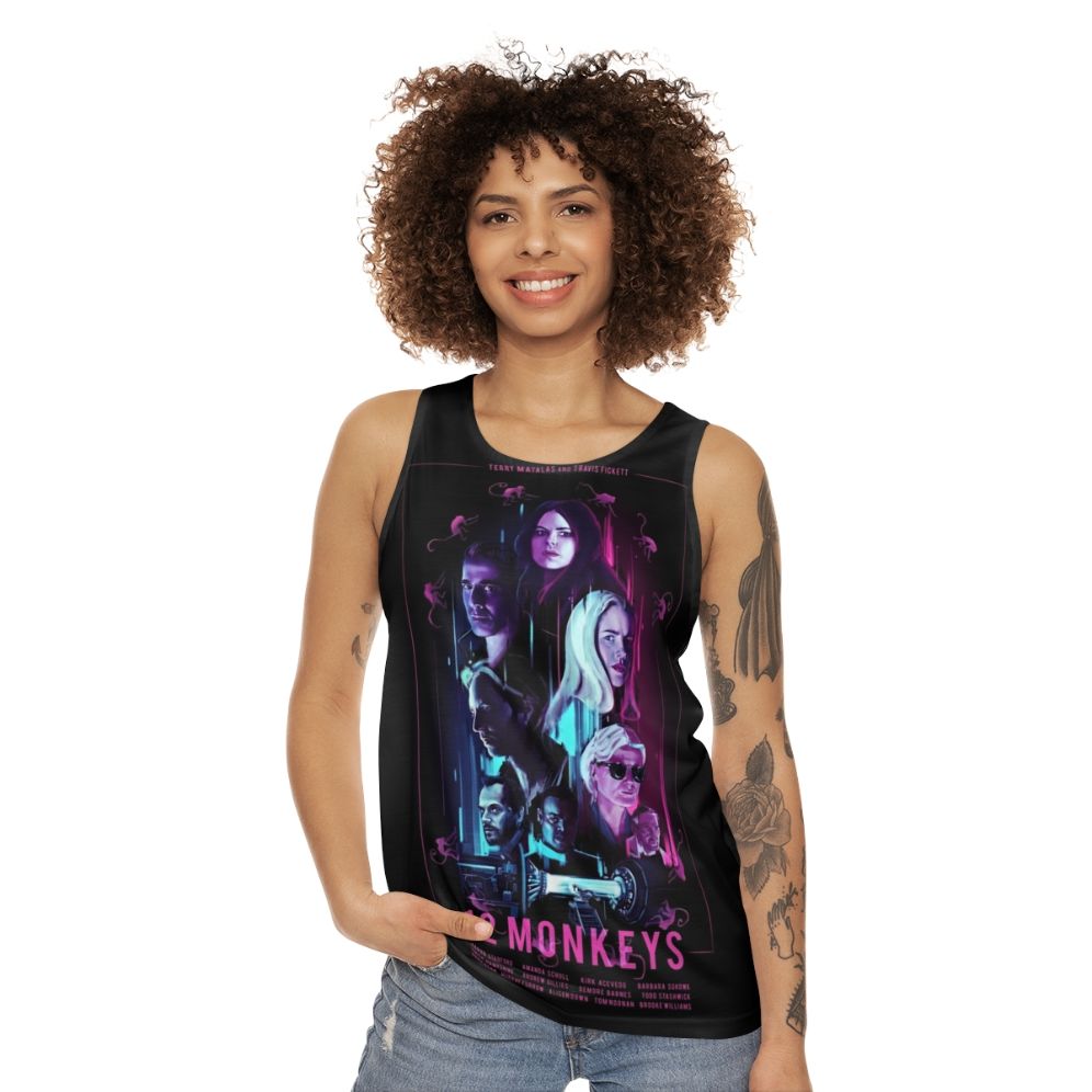 12 Monkeys Unisex Graphic Tank Top - women