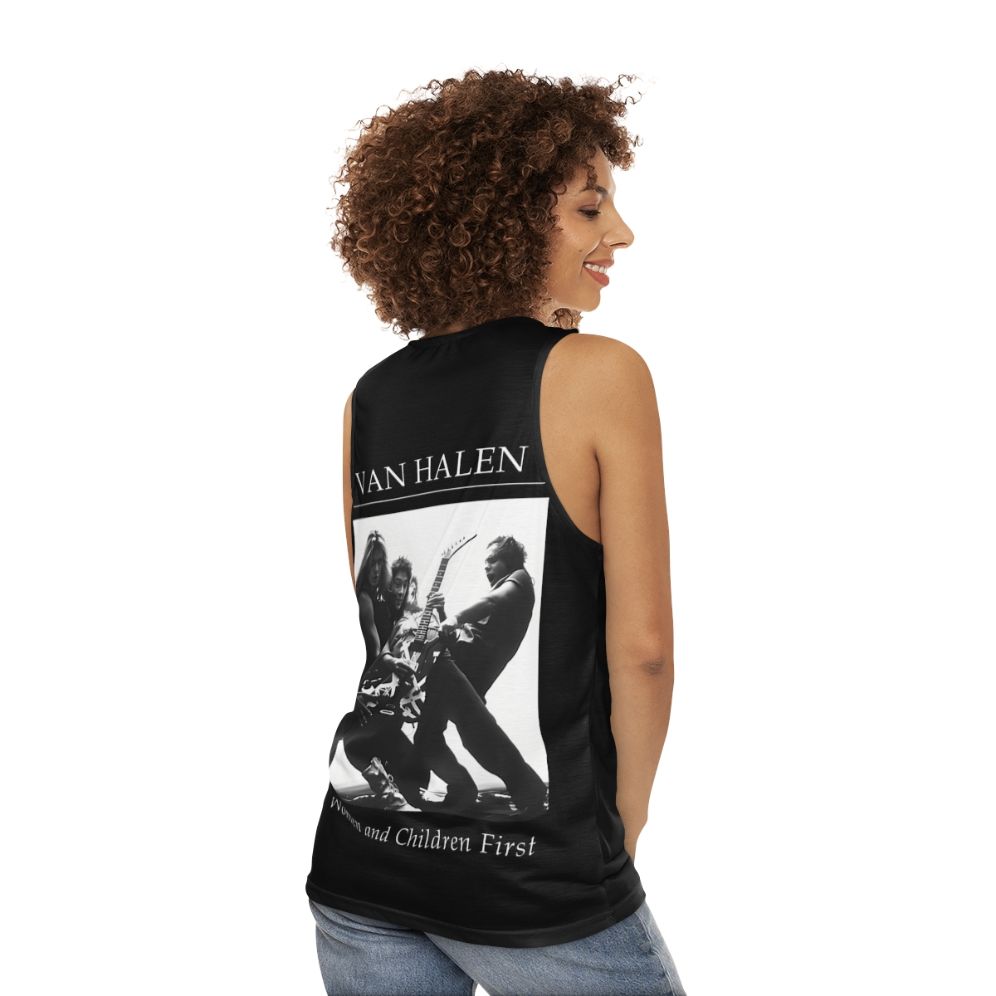 Vintage Classic Unisex Music Band Tank Top - women back