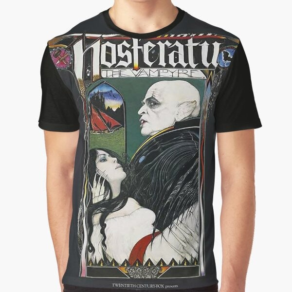 Nosferatu horror movie vintage graphic t-shirt