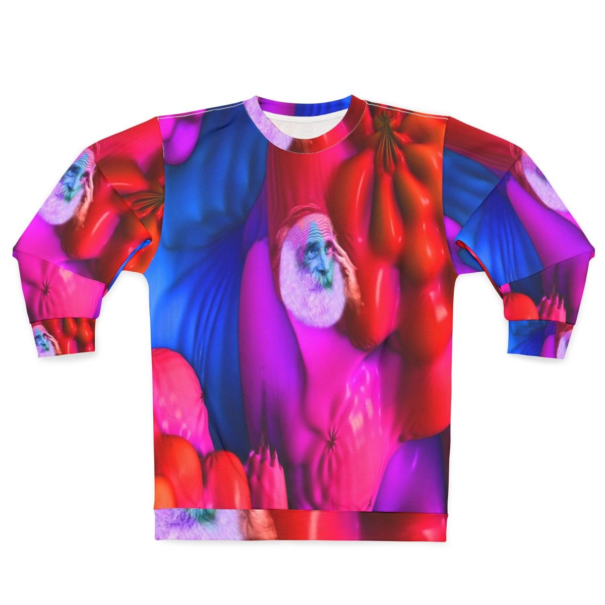 Merlin inspired fantasy sweatshirt with abstract patterns