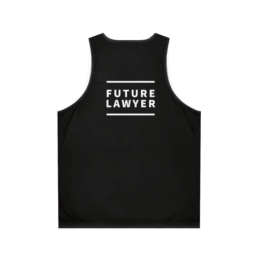 Unisex 'Note The Future Lawyer' Tank Top - Back