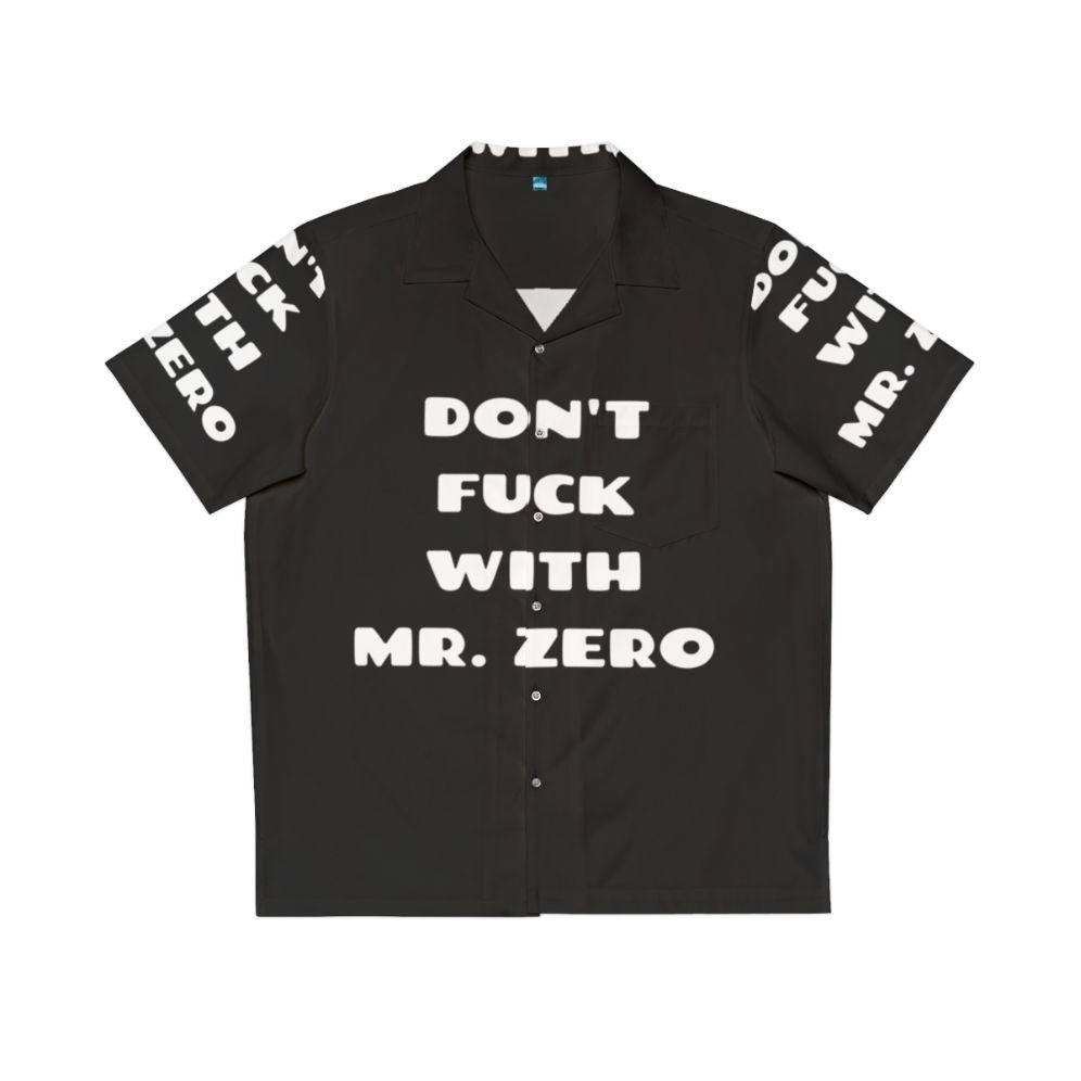 Vintage 1980s themed "Don't Fuck With Mr Zero" Hawaiian Shirt