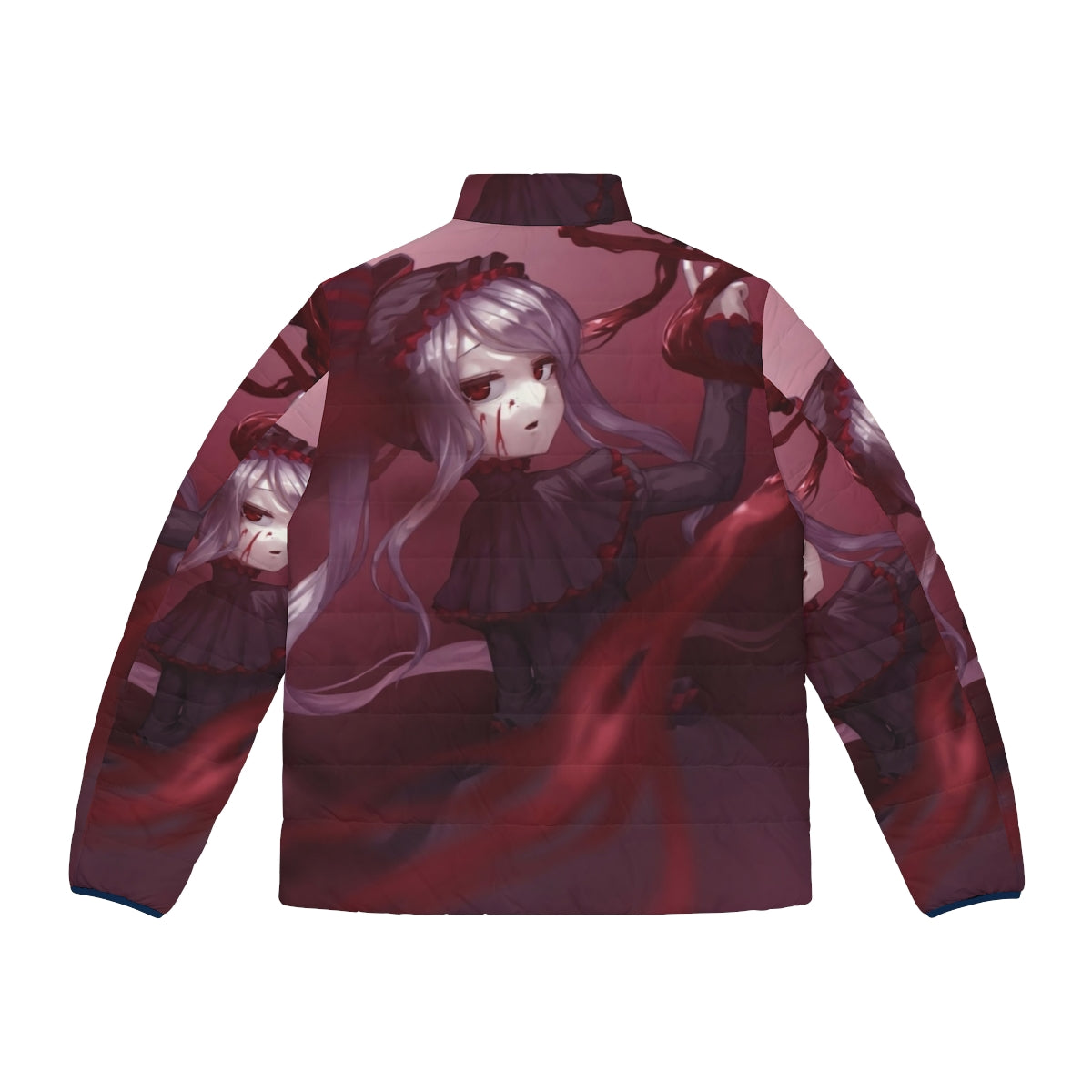 Overlord Shalltear Bloodfallen Puffer Jacket featuring the character from the popular anime and manga series - Back