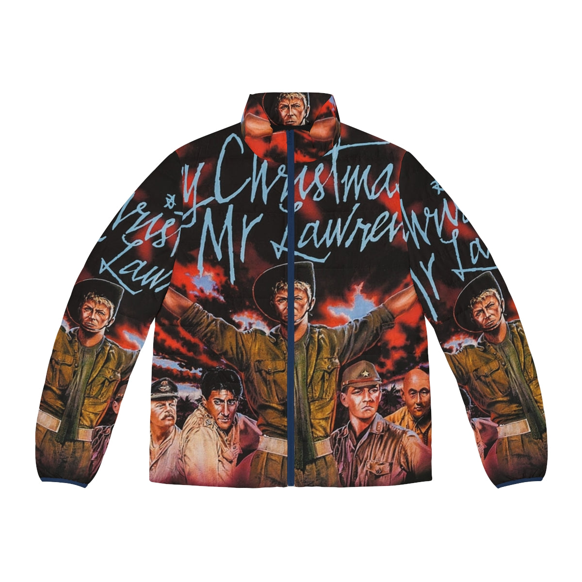 Retro 80s puffer jacket inspired by the film "Merry Christmas Mr. Lawrence"