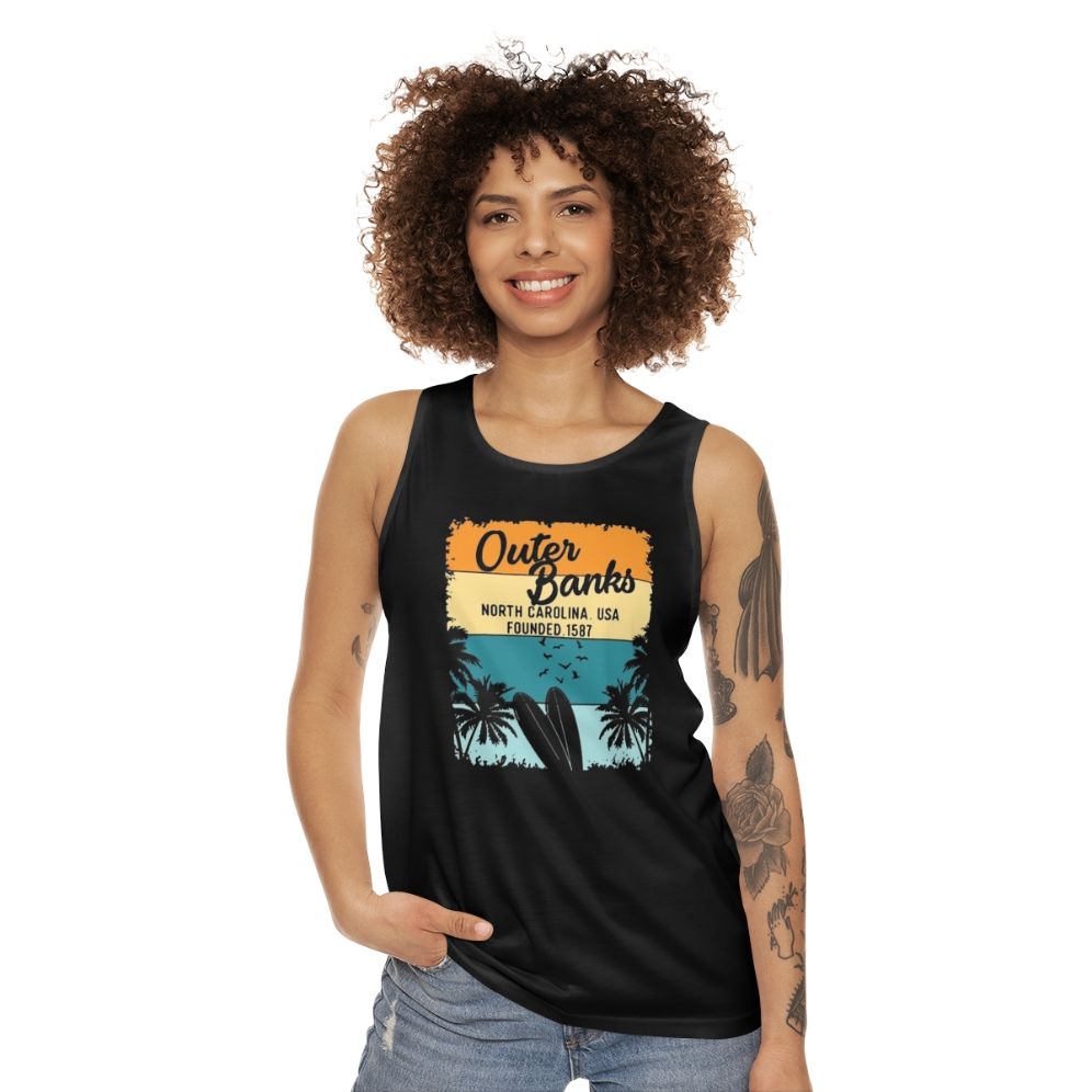 Outer Banks OBX North Carolina NC Unisex Tank Top - women