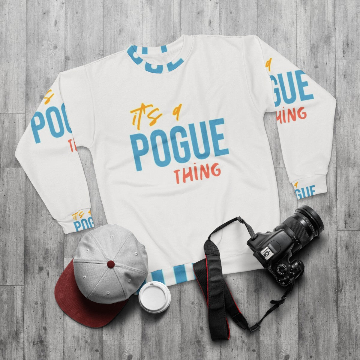 Outer Banks "It's a Pogue Thing" Netflix Sweatshirt - flat lay