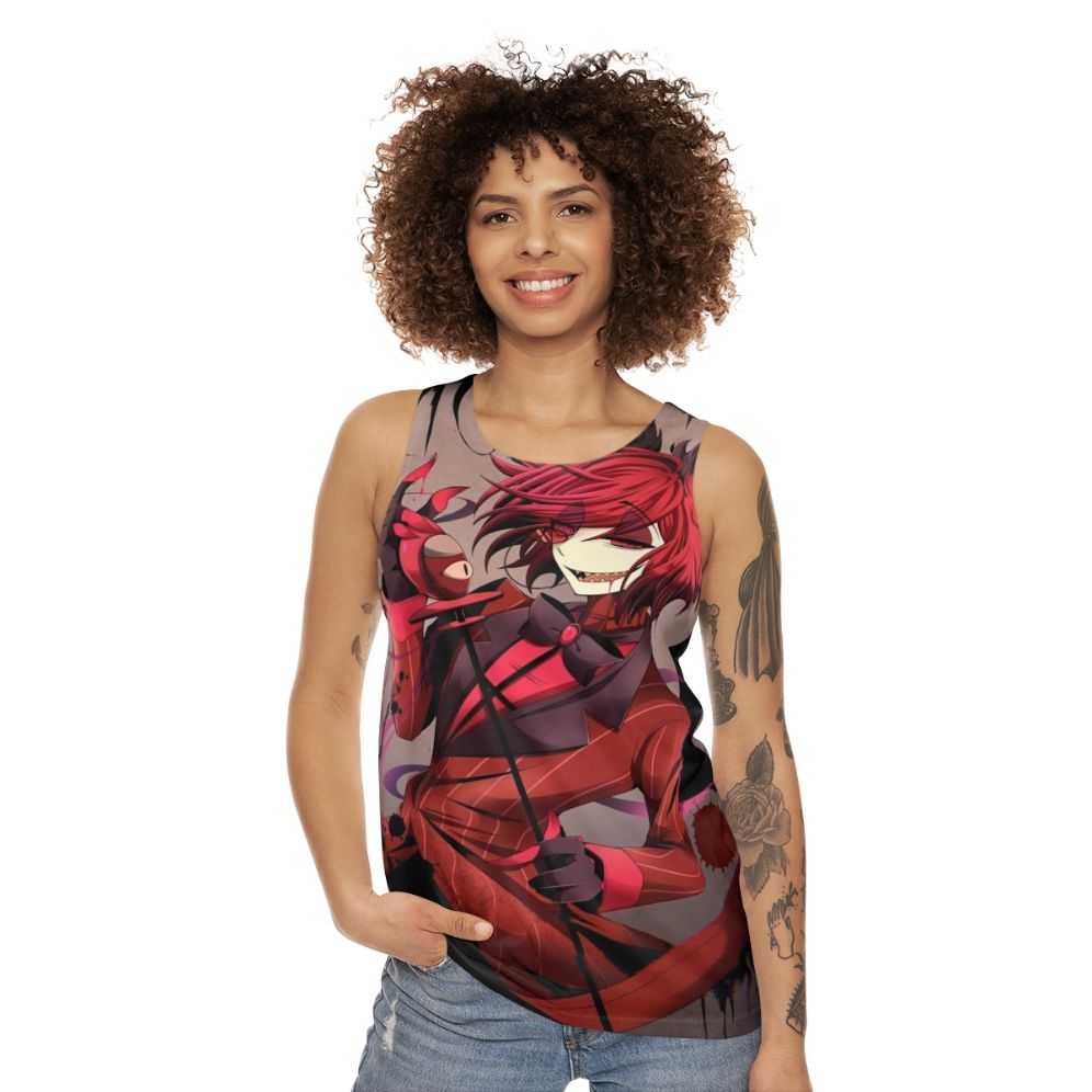 Hazbin Hotel Alastor Unisex Tank Top - women