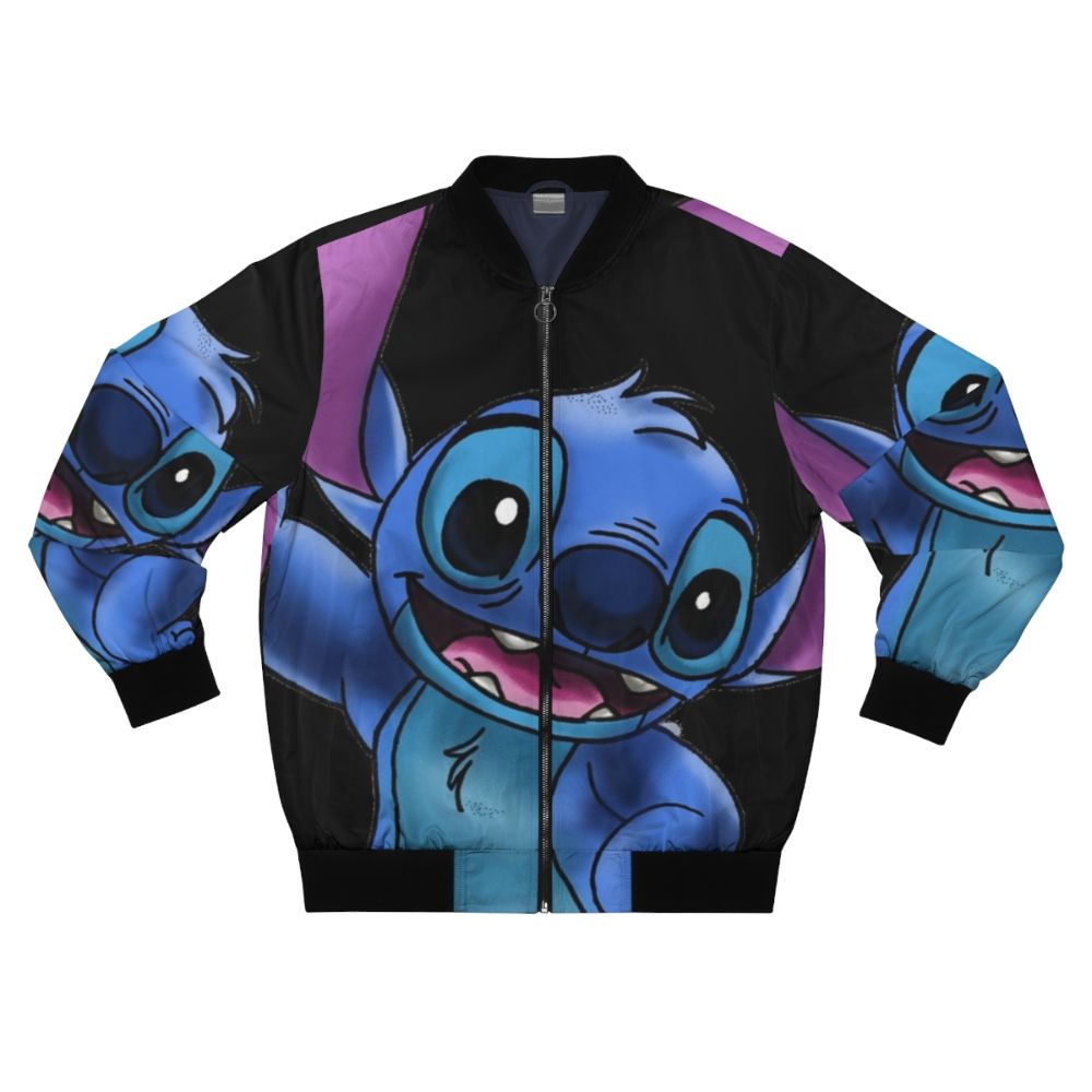 Experiment 626 (Stitch) Bomber Jacket - Sci-Fi Cute Alien Design