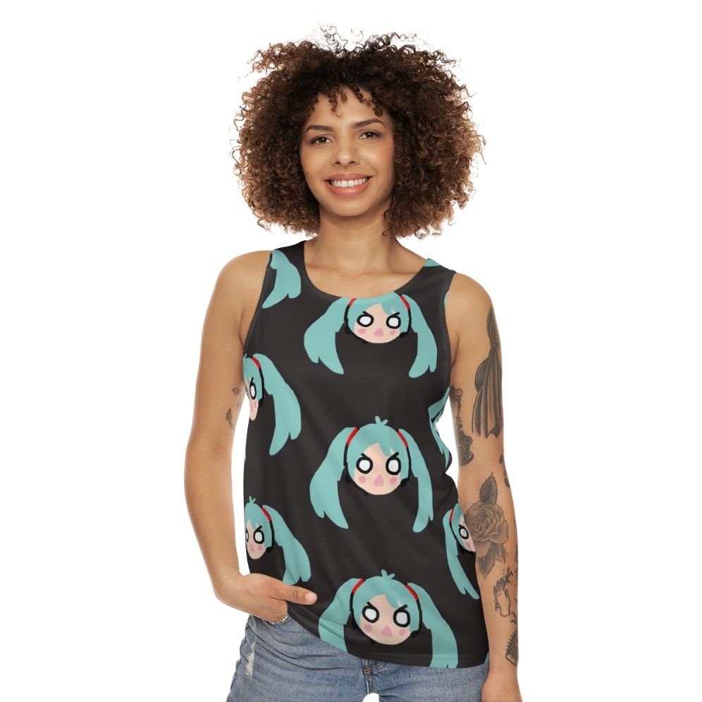 Hatsune Miku Vocaloid Anime LGBTQ+ Unisex Tank Top - women