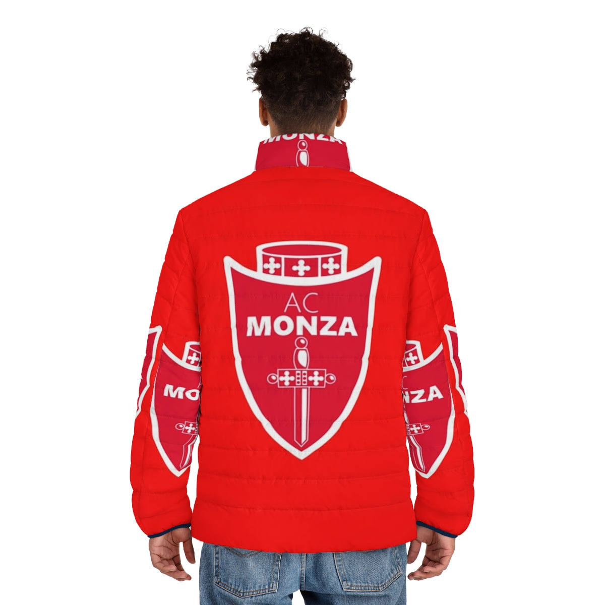 A.C. Monza Puffer Jacket, the perfect sports-inspired outerwear for football enthusiasts - men back