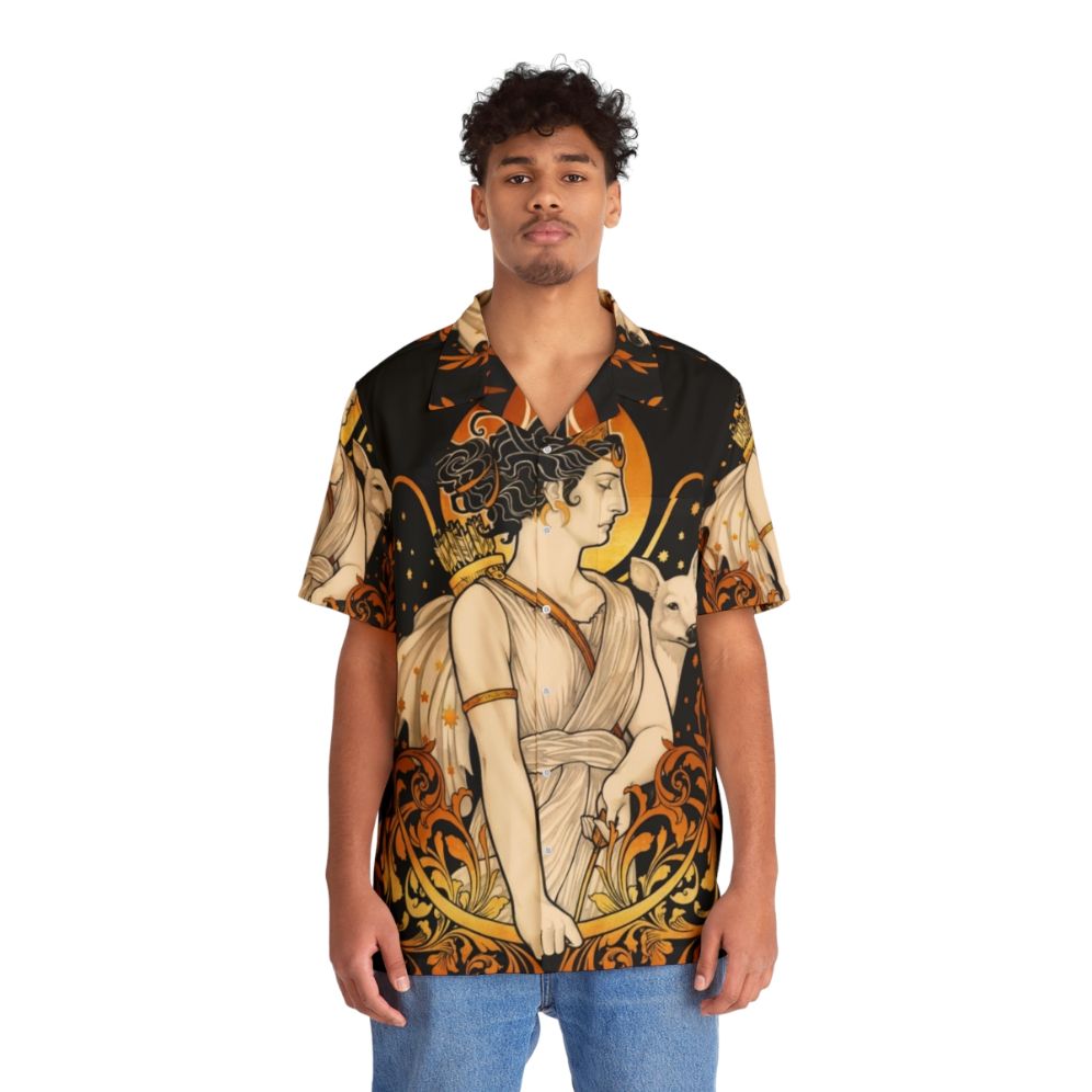 Artemis Hawaiian Shirt featuring a Greek goddess design - Lifestyle