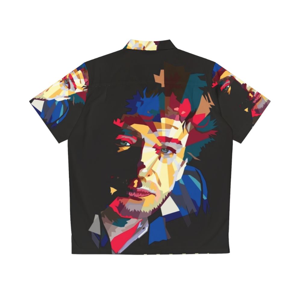 Gustavo Cerati Lowpoly Hawaiian Shirt - Back