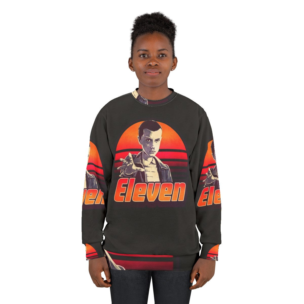 Stranger Things Eleven Retro 80s Sweatshirt - women