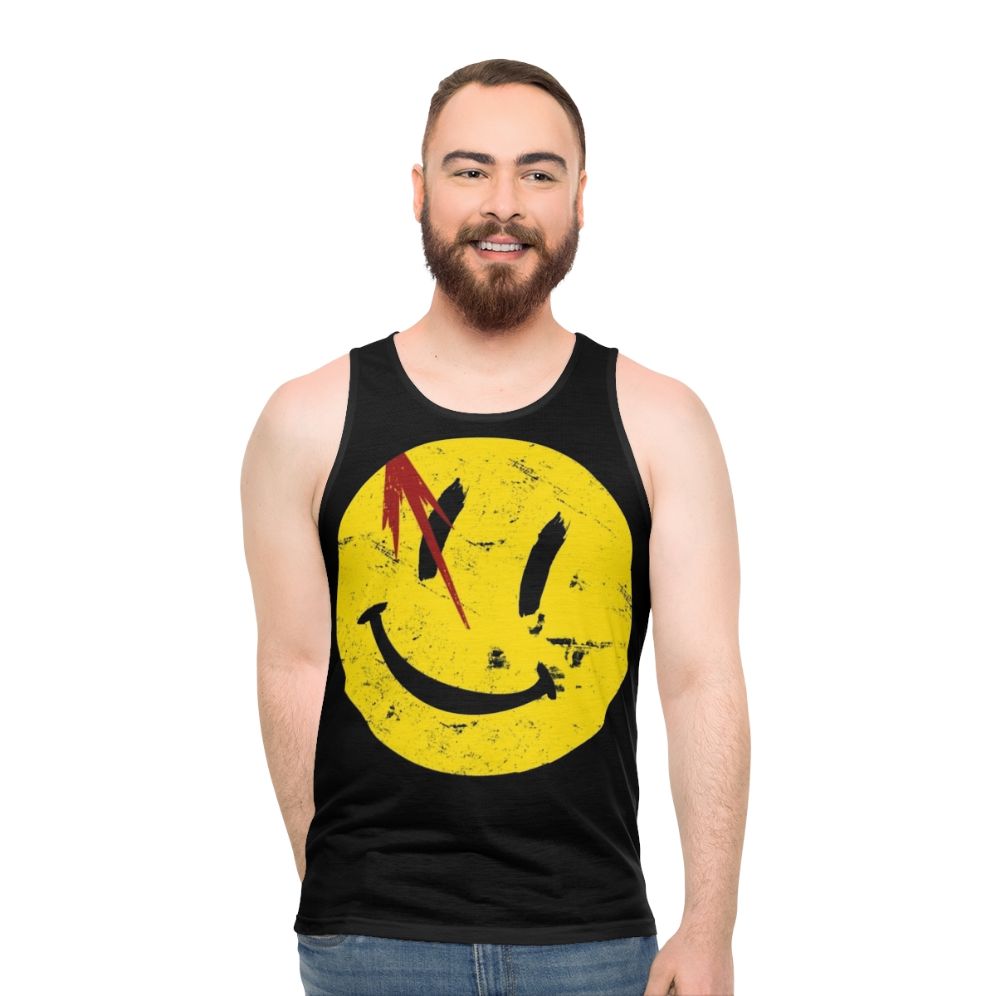 Vintage Watchmen Superhero Unisex Tank Top - men