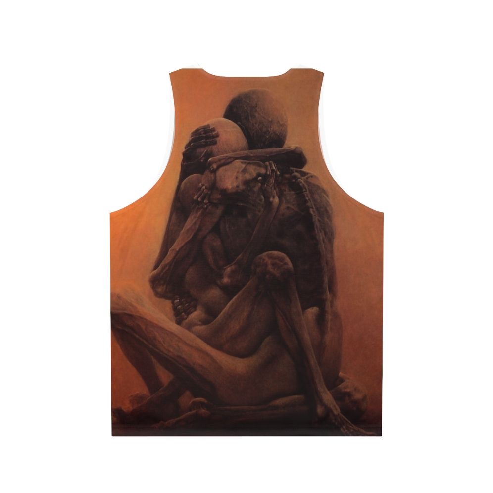 The Lovers by Zdzislaw Beksinski Surreal Tank Top - Back