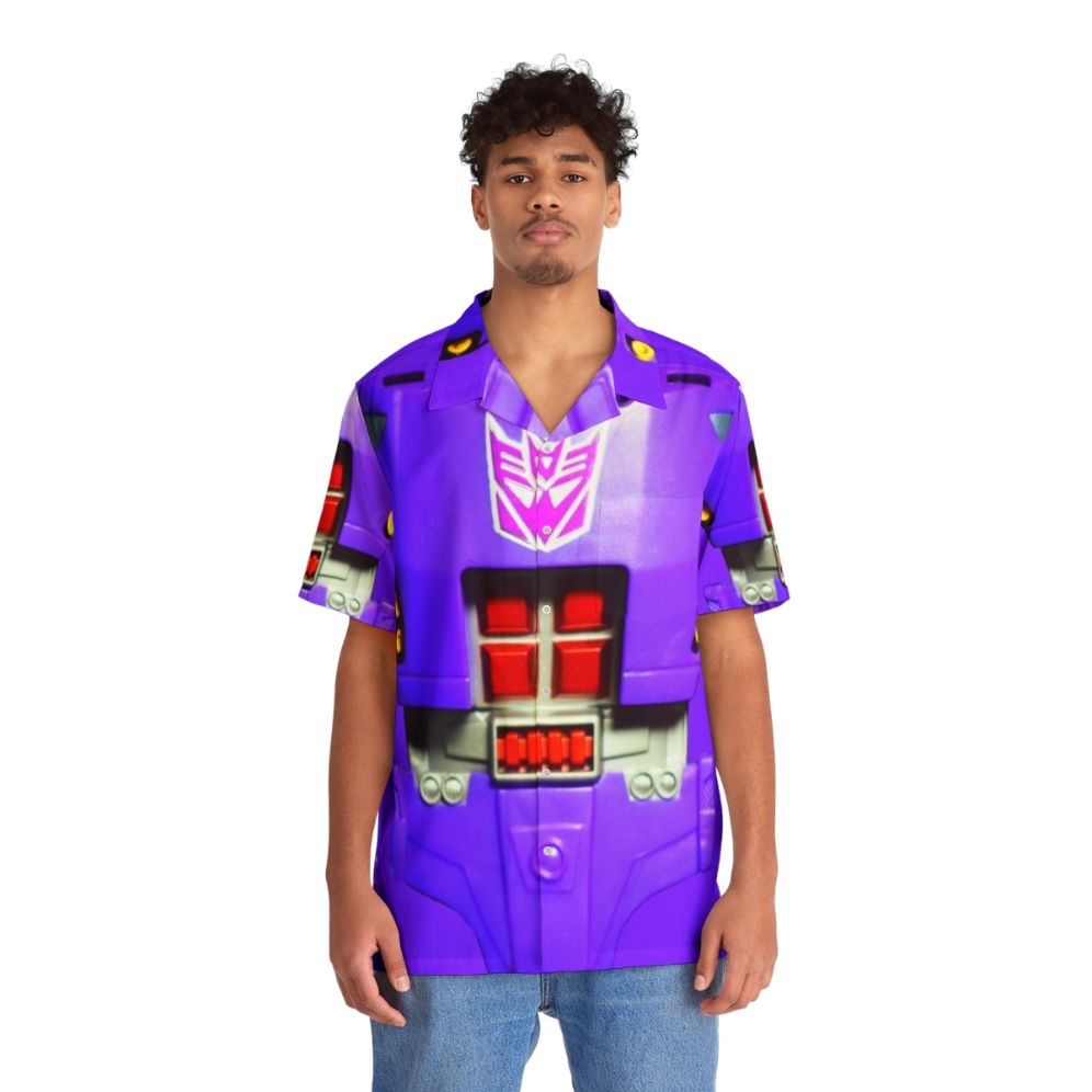 Energon Galvatron Chest Transformers Hawaiian Shirt - People Front