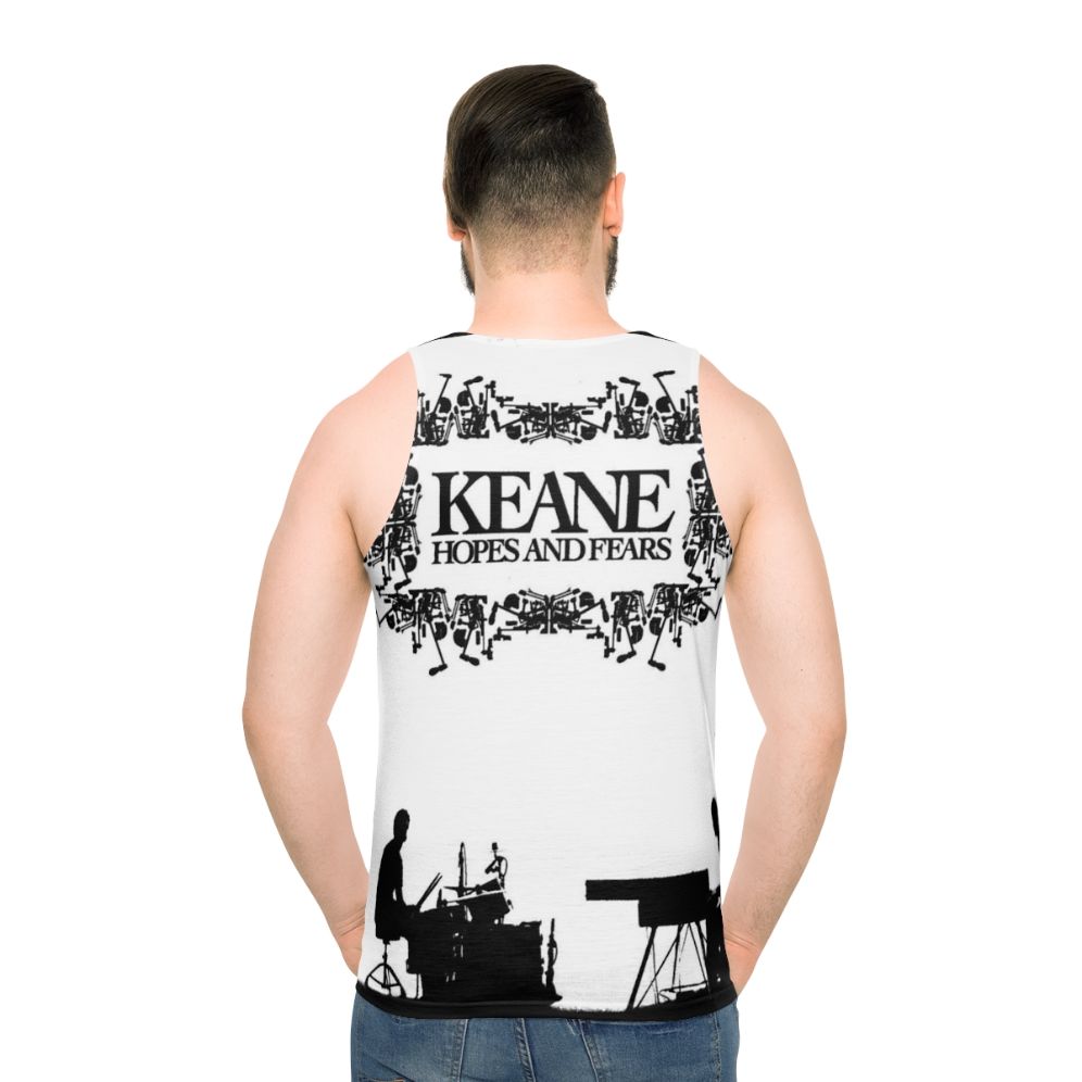 Hopes and Fears Unisex Keane Band Tank Top - men back