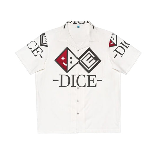 Dice logo Hawaiian shirt with Danganronpa V3 and Kokichi Ouma design