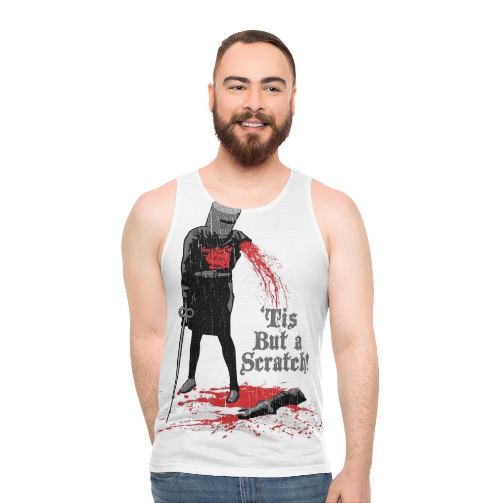 Unisex "Tis But A Scratch" Monty Python Tank Top - men