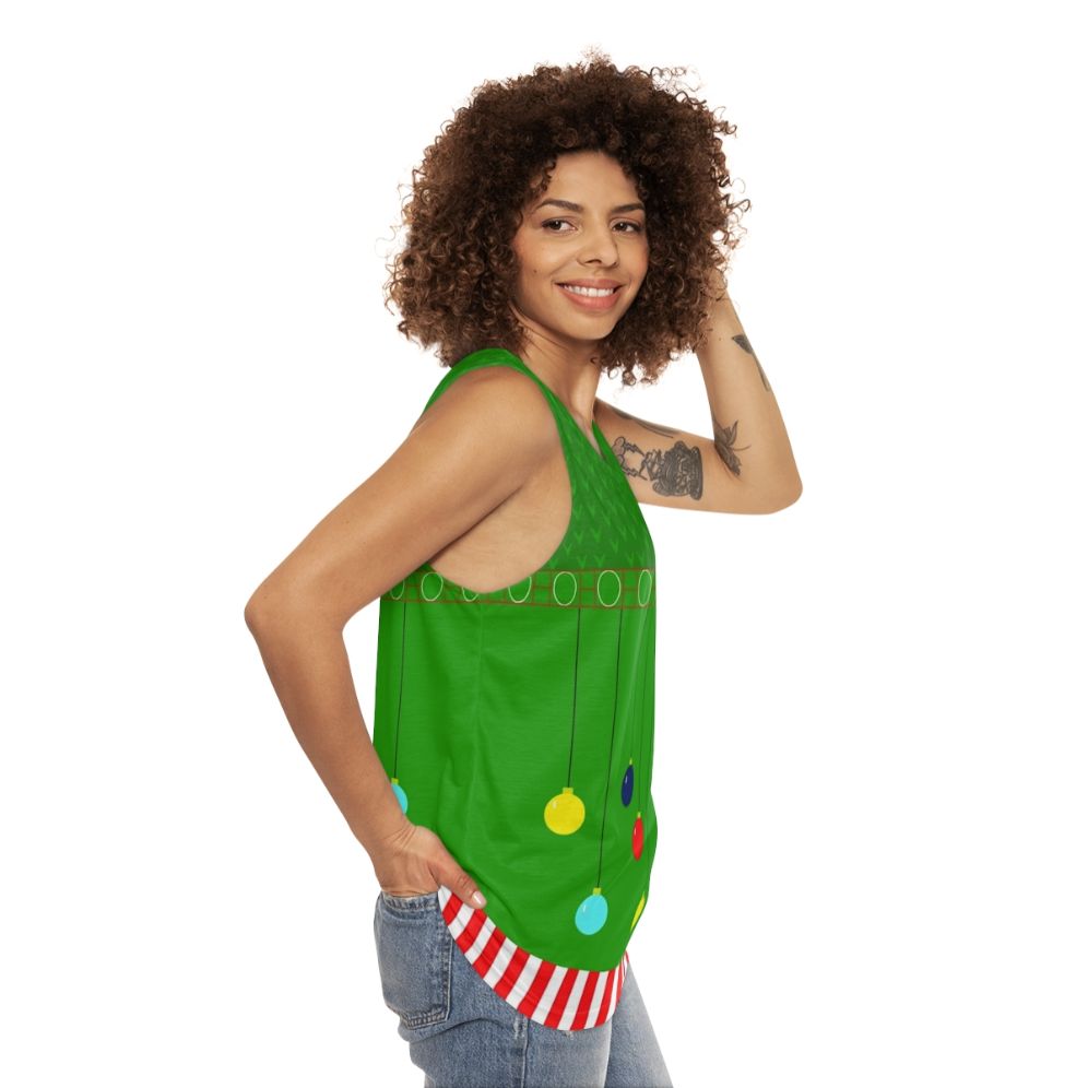 Arthur Claus Unisex Tank Top - women side