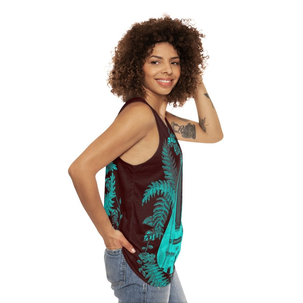 Dawnlight Hurdy Gurdy Unisex Tank Top - women side