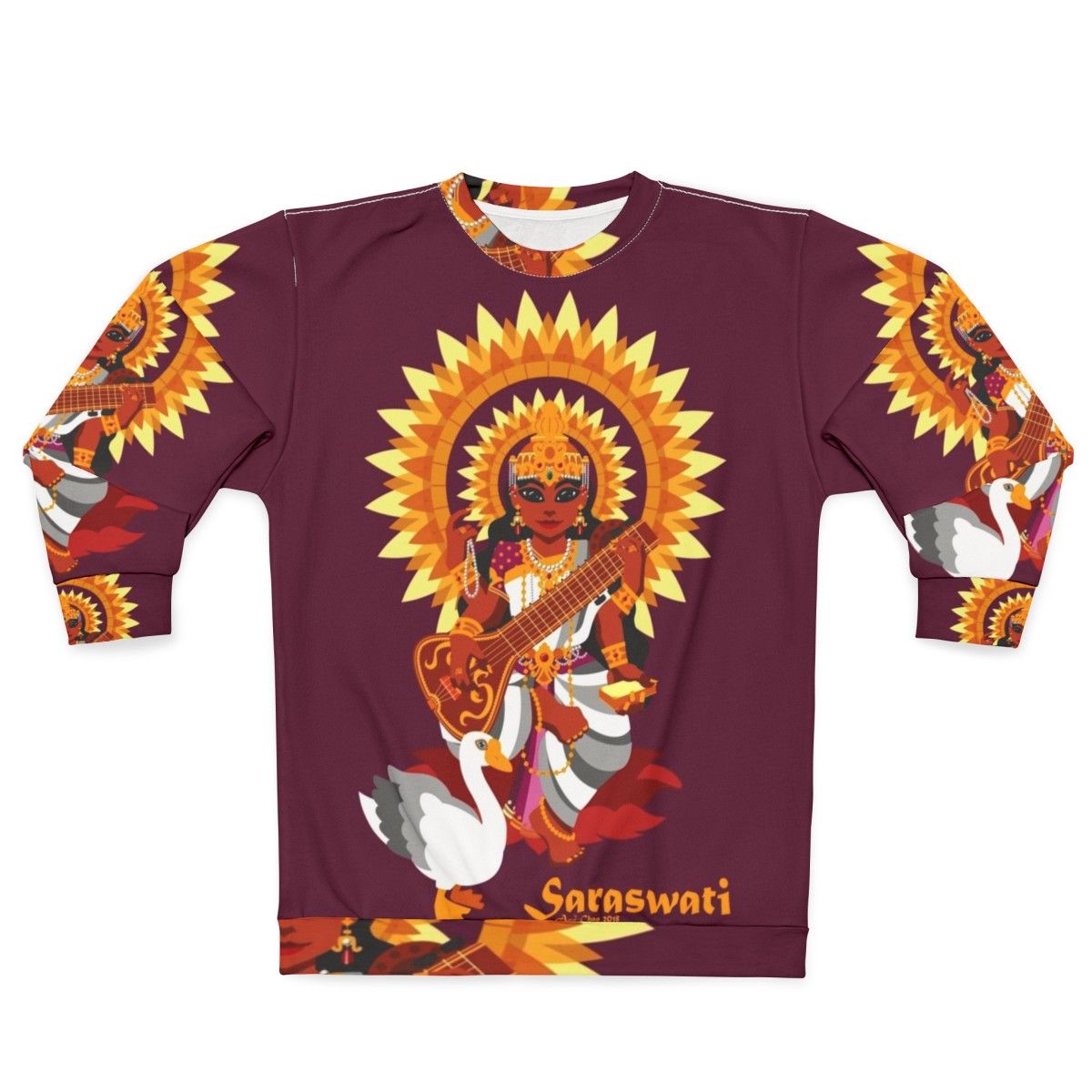 Saraswati Goddess Sweatshirt