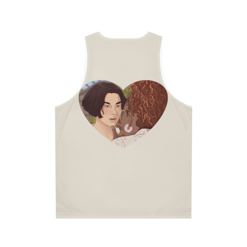 Heartstopper Tao Xu and Elle Argent Unisex Tank Top - Back