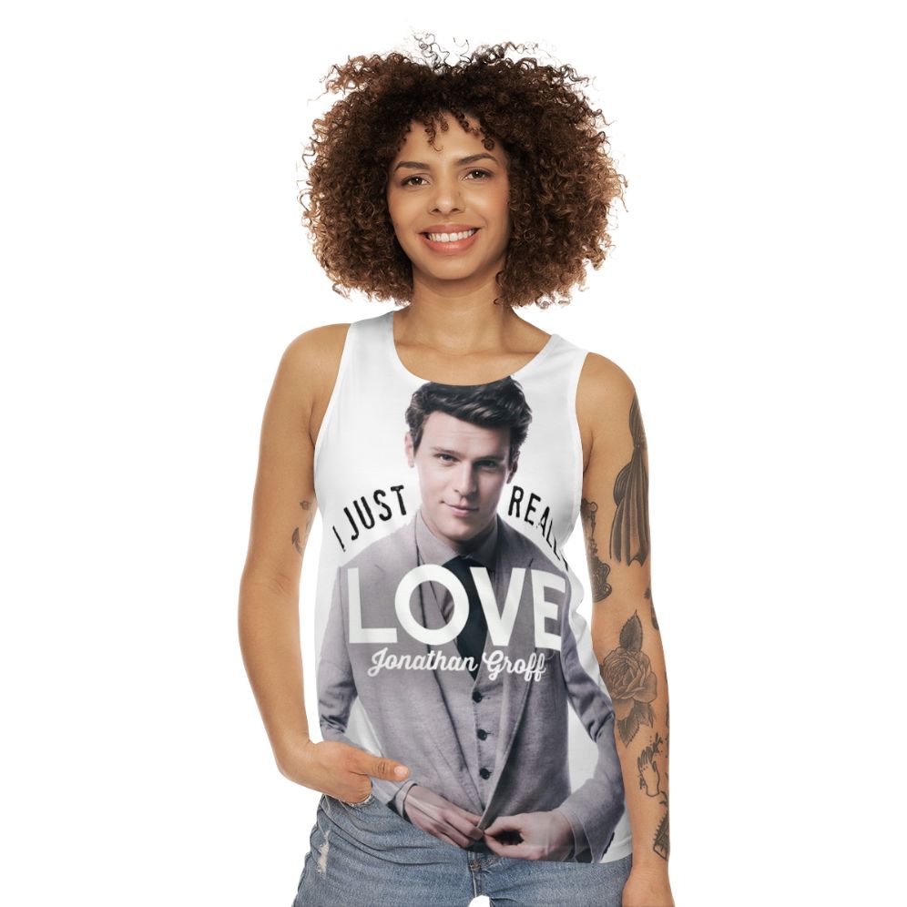 Unisex I Love Jonathan Groff Tank Top - women