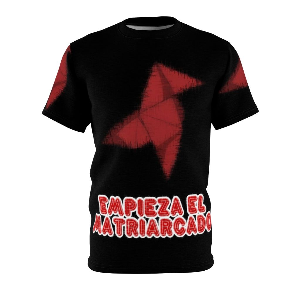 Money Heist-inspired t-shirt featuring Empieza El Matriarcado design