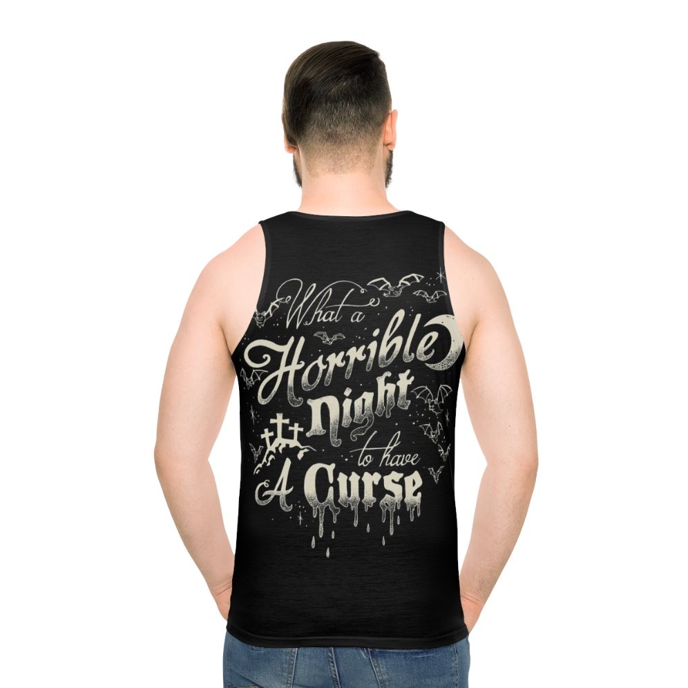 Castlevania "A Horrible Night to Have a Curse" Unisex Tank Top - men back