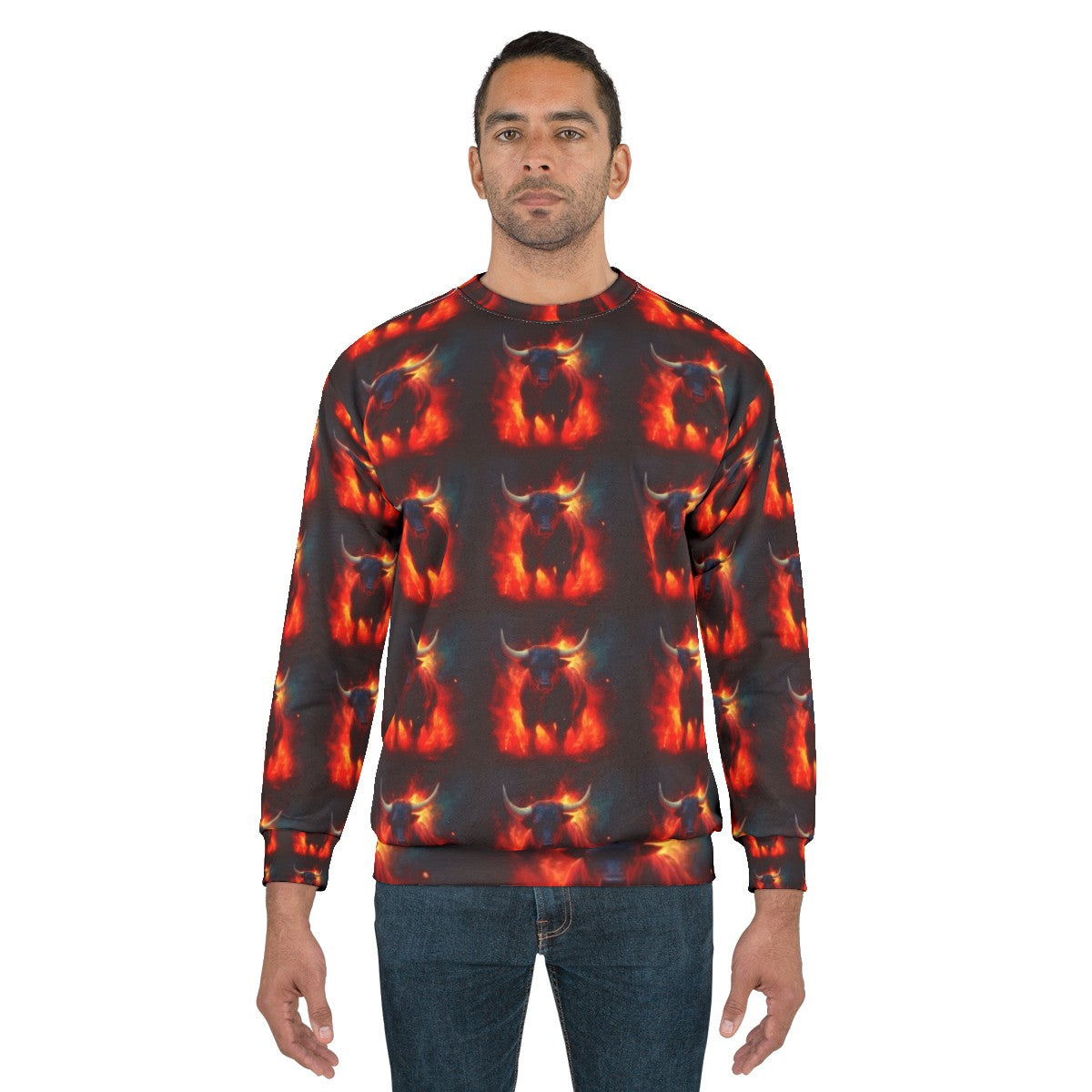 Sweatshirt featuring fantasy art of The Last Unicorn movie - men