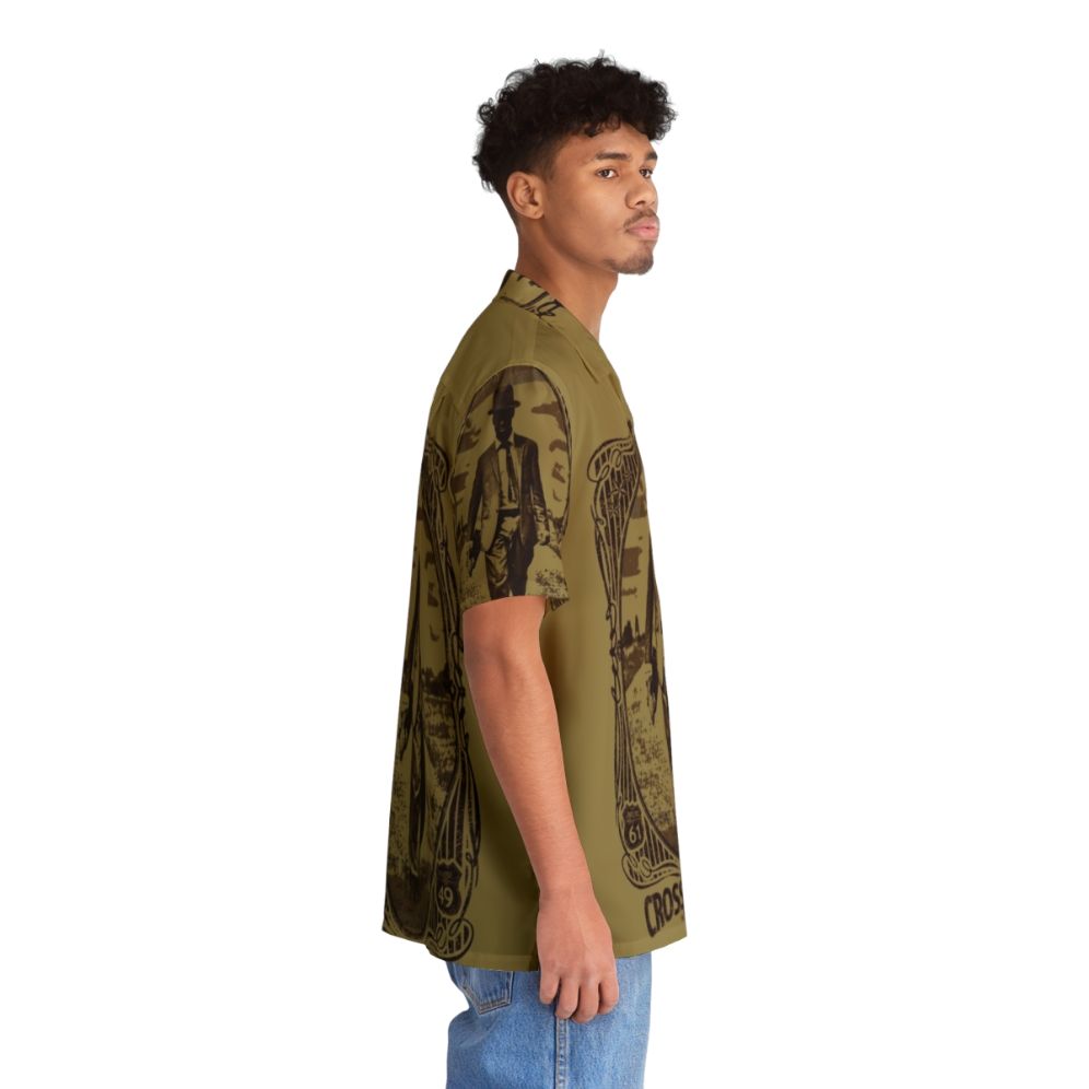 Crossroad Blues Hawaiian Shirt featuring Robert Johnson Delta Blues Guitar Music - People Pight