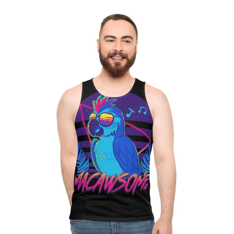 Macaw Unisex Tank Top - men