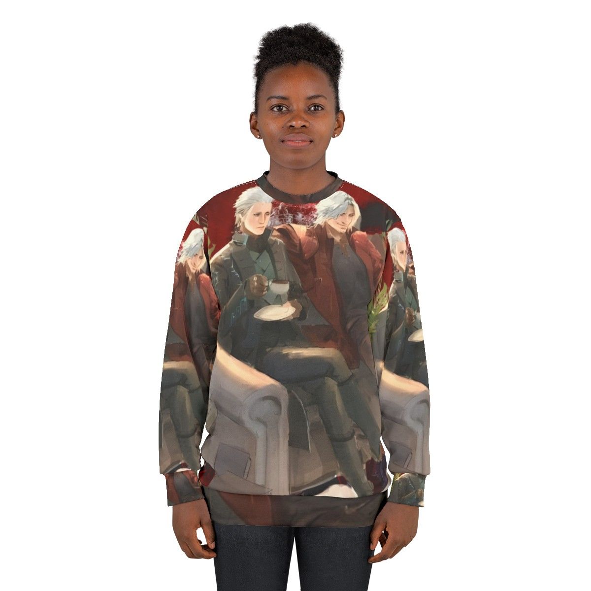 Devil May Cry 5 Anime Painting Sweatshirt - women