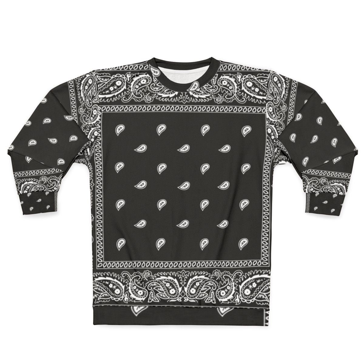 Urban Black Bandana Sweatshirt