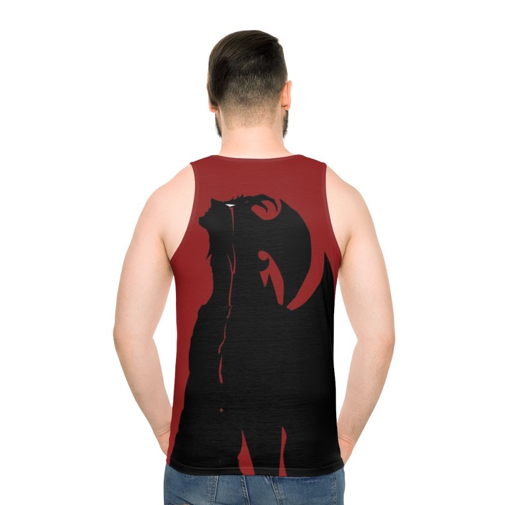 Devilman Crybaby Unisex Anime Tank Top - men back