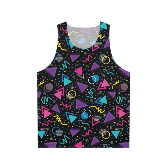 Neon 90s retro unisex graphic tank top