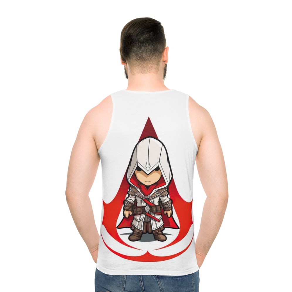 Assassin's Creed Chibi Unisex Tank Top - men back