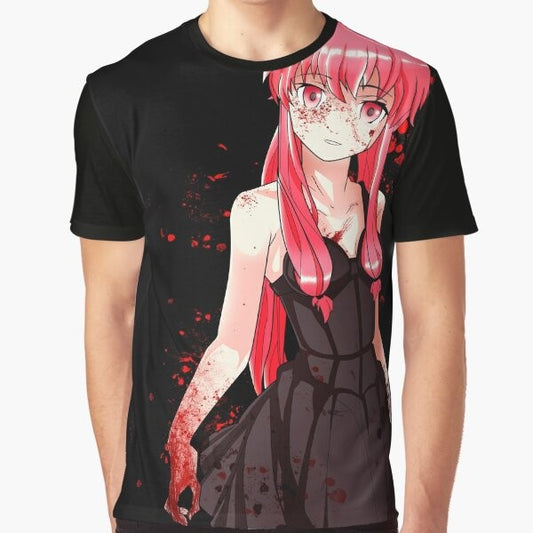 Mirai Nikki Yuno Gasai Anime Graphic T-Shirt