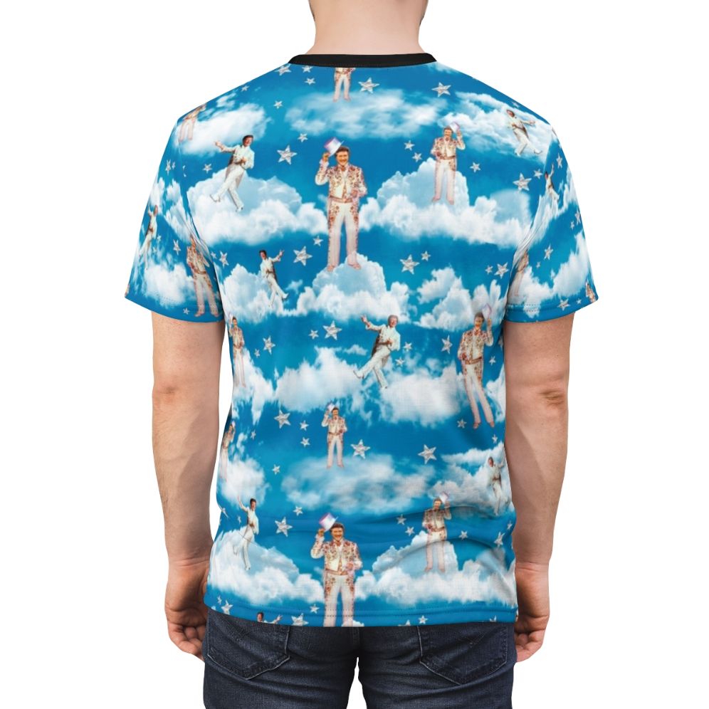 Liberace Inspired Kitsch AOP T-shirt | Retro 60s 50s Las Vegas Pianist - men back