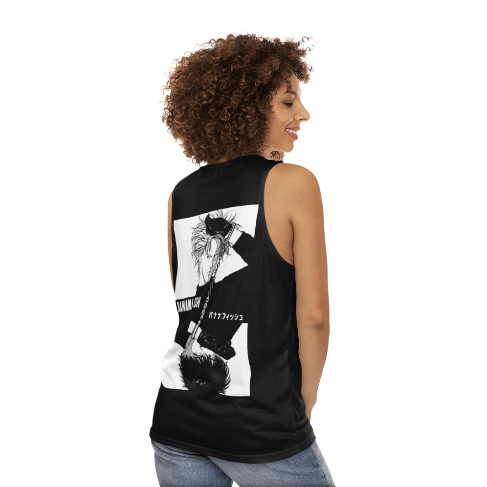 Banana Fish inspired unisex tank top - women back