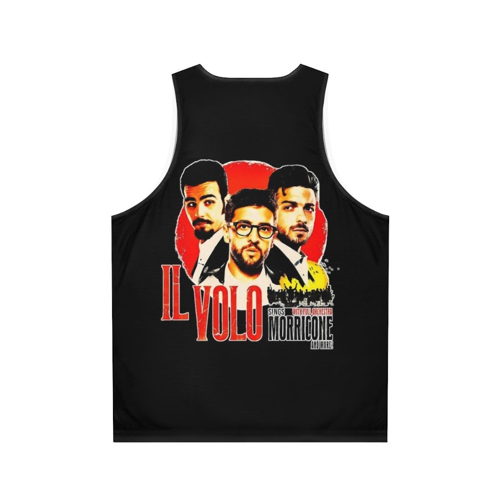 Unisex Il Volo Italian Pop and Operatic Music Tank Top - Back