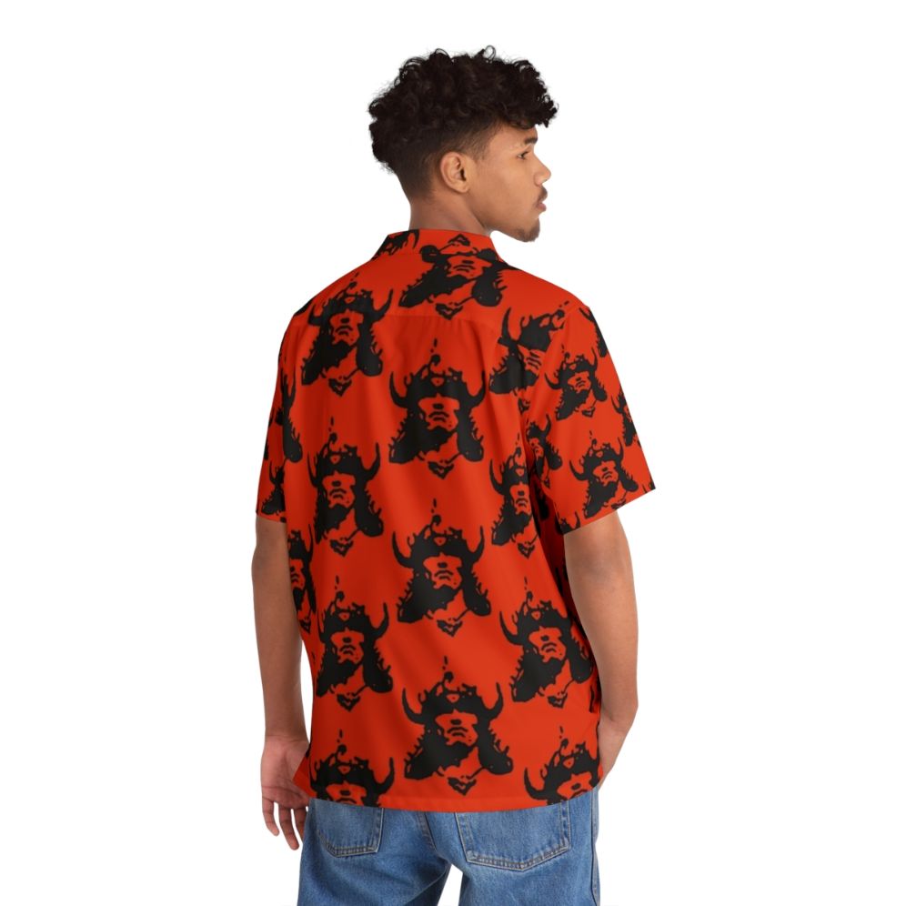 Barbarian Hawaiian Shirt with Sci-Fi and Movie Themed Graphics - People Back