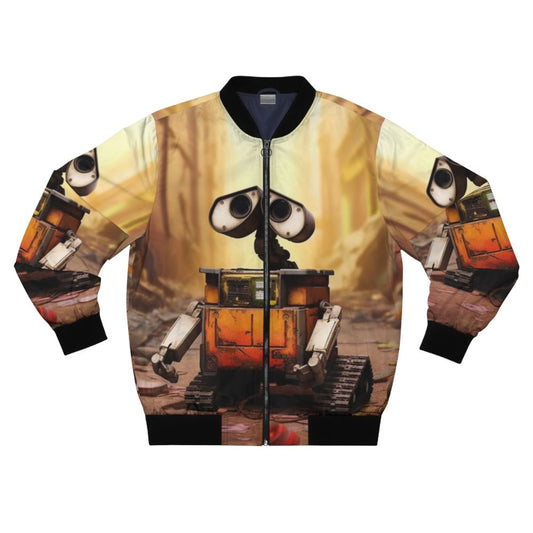 Cute Wall-E bomber jacket, a charming cartoon-inspired outerwear piece.